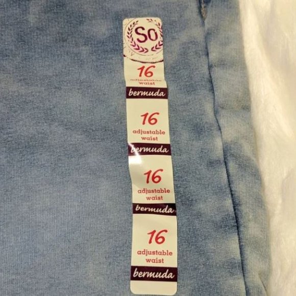 NWT Girls Bermuda Mid Rise Shorts - Picture 5 of 5